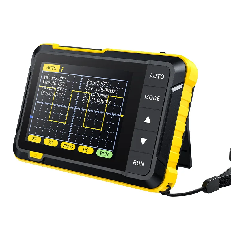 Handheld Small Oscilloscope Portable Digital Oscilloscope for Beginners' Teaching and Maintenance