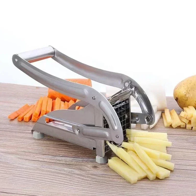 

Stainless Steel Potato Slicer Potato Cutter French Fries Cutter Machine For Kitchen Manual Vegetable Cutter Kitchen Gadgets