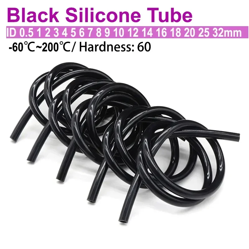 1~5M Food Grade Silicone Tube Flexible Aquarium Air Pump Soft Rubber Hose Heat Resistant High Presure Fuel Tank Pipe Gardon Hose