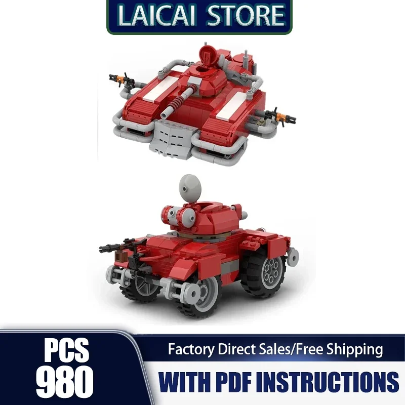 

Popular Wars Game Model Moc Building Bricks Tundran Heavy Tank Technology Modular Blocks Gifts Christmas Toys DIY Sets Assembly