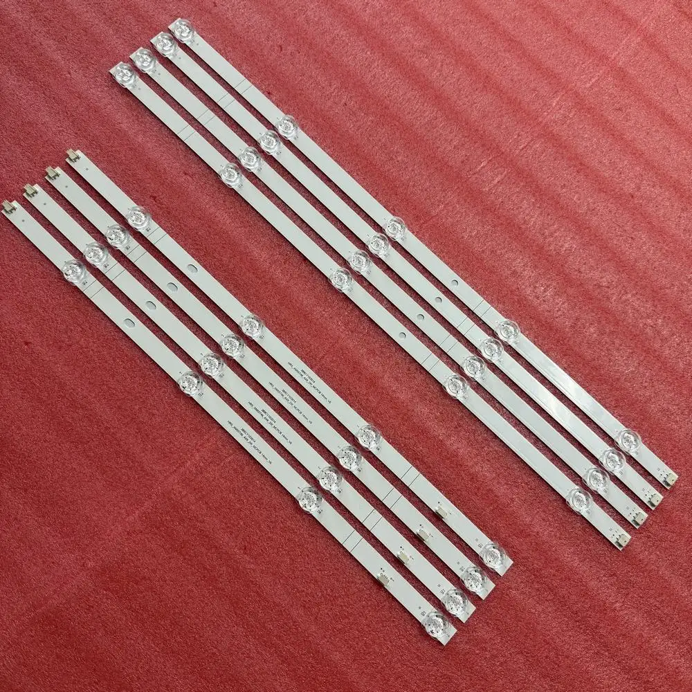 4pcs/set LED Strip For L55M5-5A L55M5-5S L55M5-EX HRS-XM55T46-4X9-2W-MCPCB Samsung UN55NU7095G 4X9 2W MCPCB CRH-BP55303004097CT