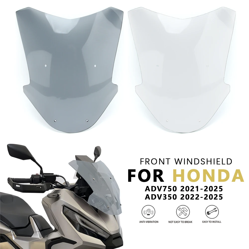 

Motorcycle Accessories For HONDA ADV350 Adv350 2022-2025 ADV750 Adv750 2021-2025 New Windshield Acrylic Front Windshield Shroud