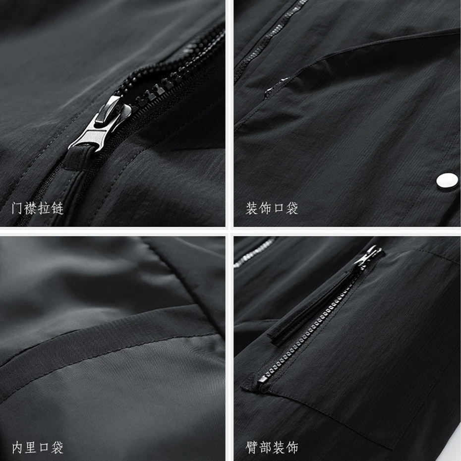 Jaquetas bomber de beisebol masculinas, casaco preto carga, jaquetas soltas casuais, outerwear masculino, moda, primavera, outono