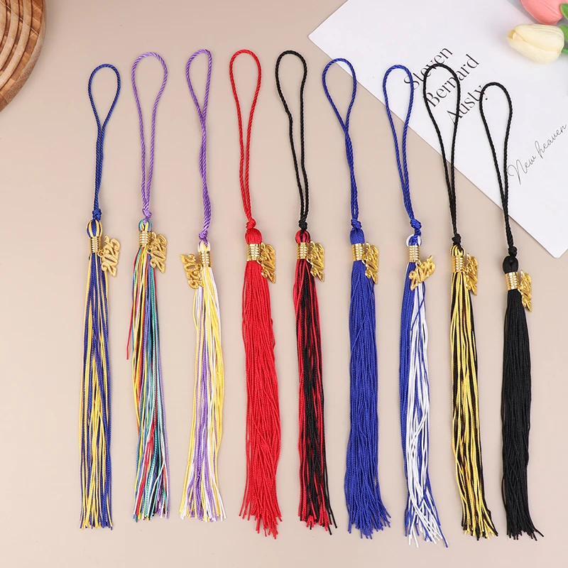 2025 Grad Graduation Tassels Graduation Cap Tassels Graduation Hat Decoration Tassel With 2025 Year Gold Date Charms For 2025