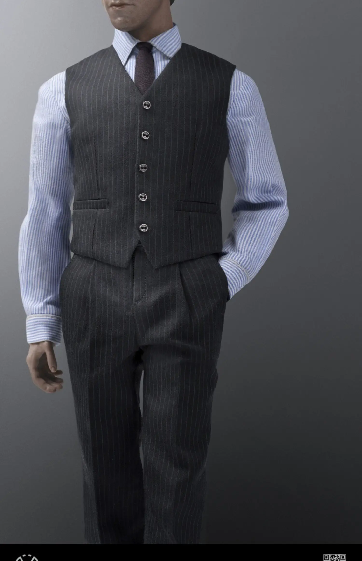 1/6th POPTOYS X33 mężczyzna na co dzień opatrunek garnitur nie ma ciała dla 12 cal BD001 figurki