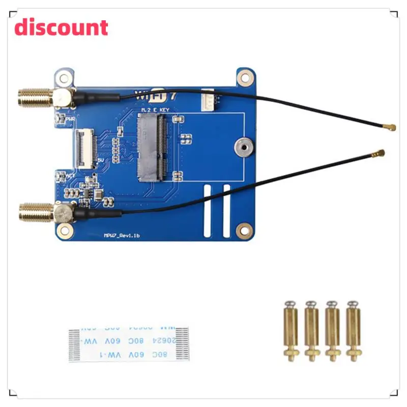 Classic-MPW7A для Raspberry Pi 5, модуль PCIE-M.2 E-Key Wi-Fi7 BE200, поддержка адаптера Google TPU/Wif6e AX210/AX200