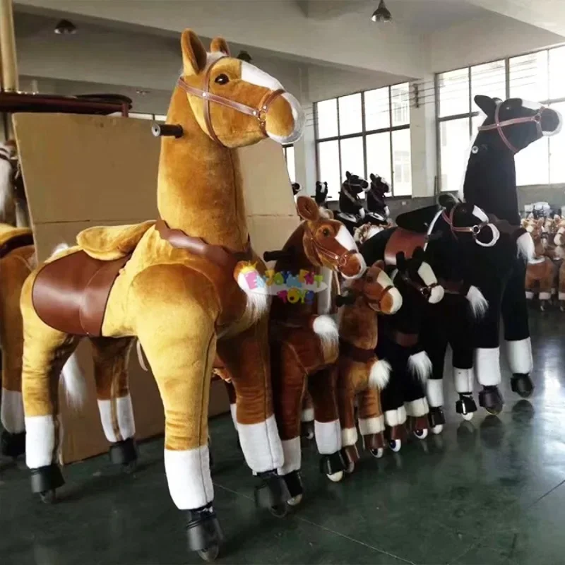 large rocking horses horses riding mechanical pony toy for kids and adults