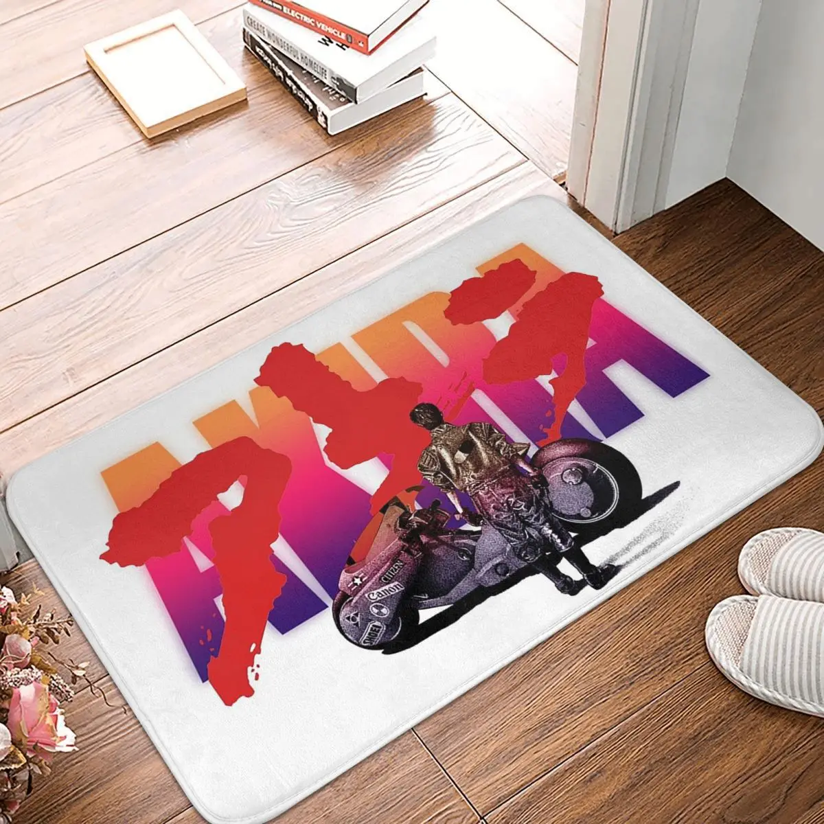 Neo Tokyo Explosion Akira Biker Gang Shotaro Film Doormat Rug Carpet Mat Footpad Non-slip Cushion Entrance Kitchen Balcony