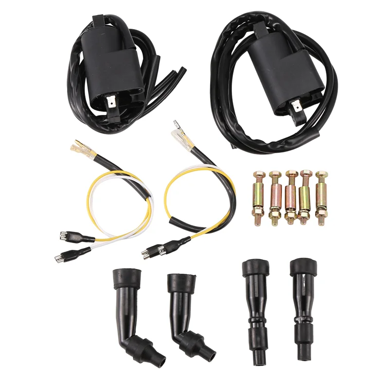 

Набор из 2 катушек и колпачков зажигания для Suzuki GS550 GS650 GS750 850 1000 1100 Kawasaki KZ400 650 750 900 1000 33410-45012-X59A