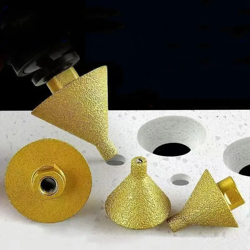 

Diamond chamfering machine, tile drilling machine, angle grinder M10, hole enlargement, polishing, drilling, marble cone drill