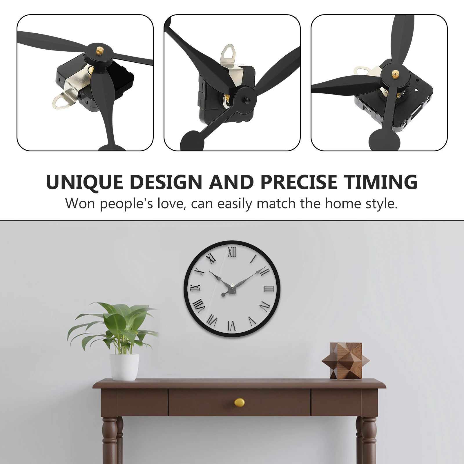 

Quartz Clock Movement Wall Mechanism Replacement Plastic Movements Silent