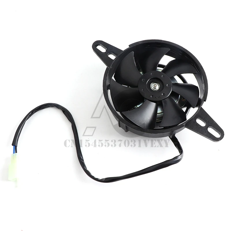 Motorcycle cooling fan for 150cc, 200cc, 250cc ATV, 4WD karts, 12V electric radiator and oil cooler