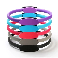 Yoga Fitness Ring Circle Pilates Women Girl Slimming Trainer Resistance Elasticity Yoga Home Gym Workout Pilates Ring Circle