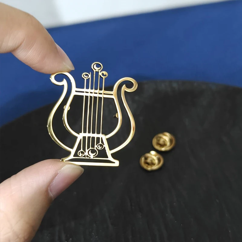 Custom Company Club Logo Painting Image Brooch Badge Personalised Suit Pins For Men Women Stainless Steel Metal Logo Customize