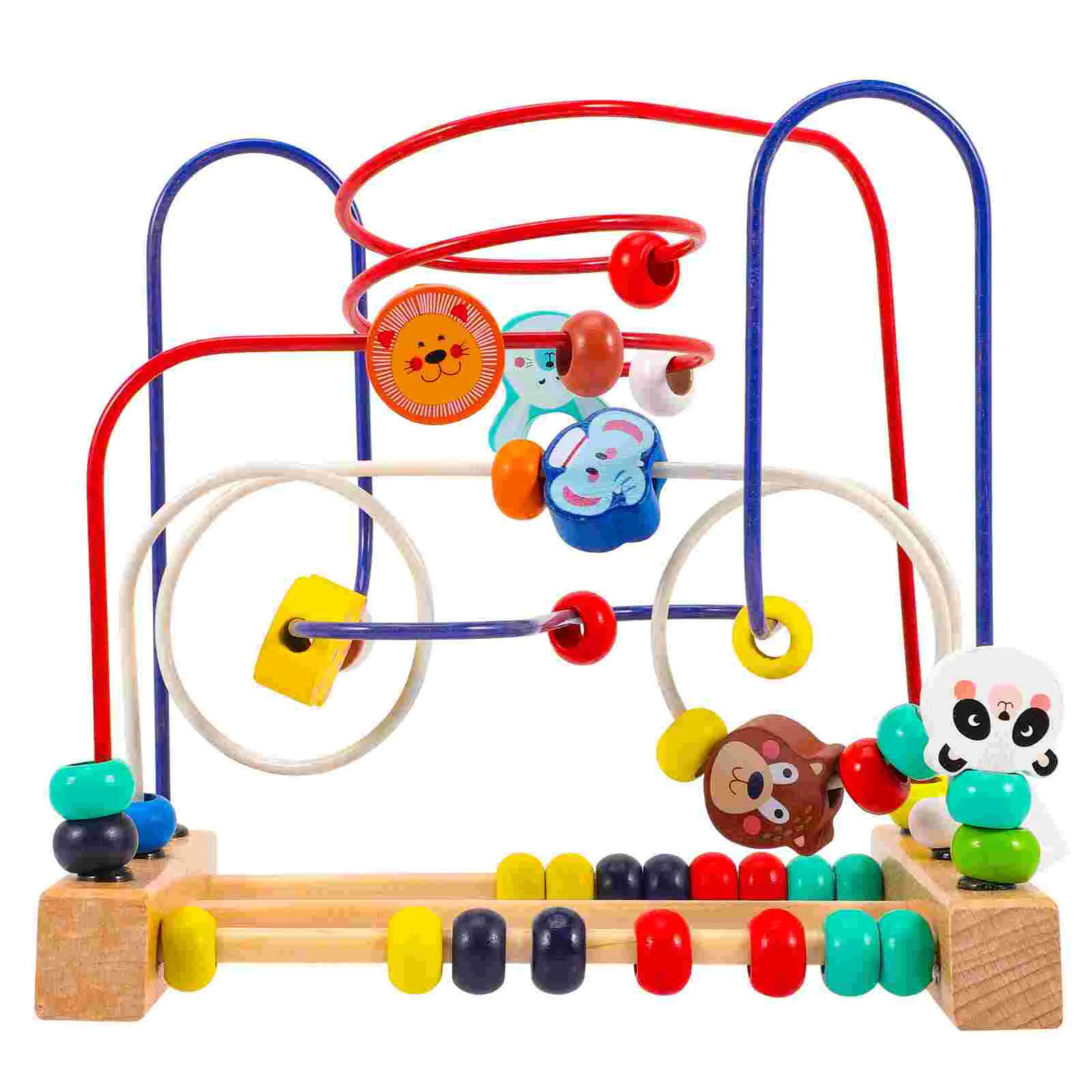 Brinquedo infantil animal marinho educacional para crianças jogando suprimentos sensorial multifuncional casa madeira grânulo labirinto montanha-russa