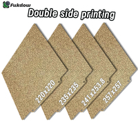 Pei Sheet 235x235 K1C Build Plate 220x220 Double Sided Spring Steel Sheet Pei Textured for Ender 3 Bambulab P1S CR20 Prusa mk4