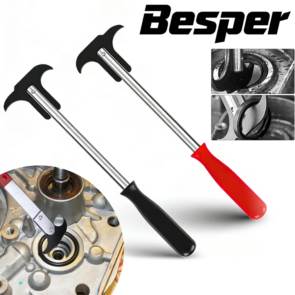 

﻿ Съемник уплотнений для масла и смазки, с двойными крючковыми наконечниками, инструмент для снятия масляных и сальникового уплотнений, ключ для ремонта автомобилей