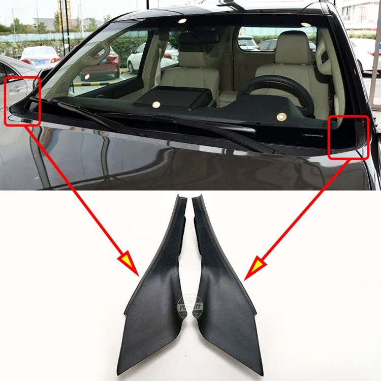 1pcs For Toyota Prado 2700/3500/4000 LC150 Front Glass Corner Rubber Front Cover Fender Trim