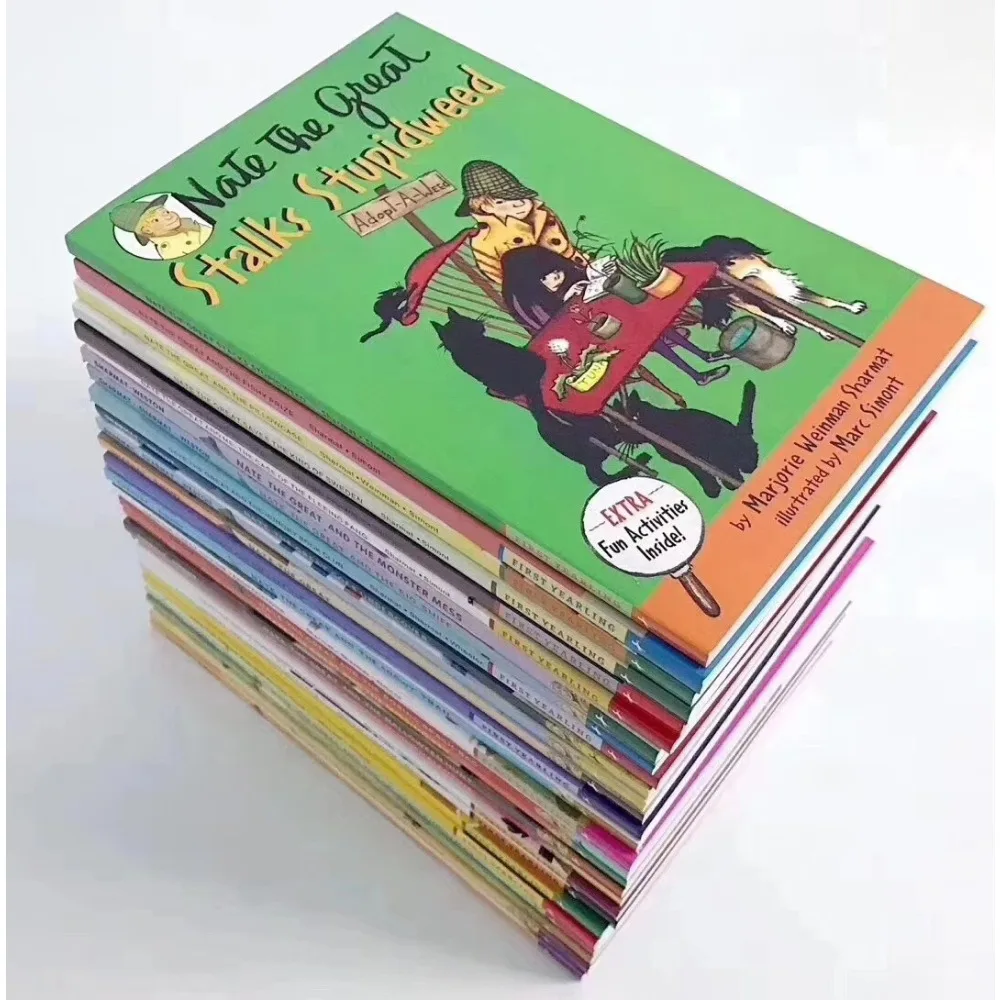 Nate The Great Little Detective Nate Boxed with 30 English Story Picture Books To Read