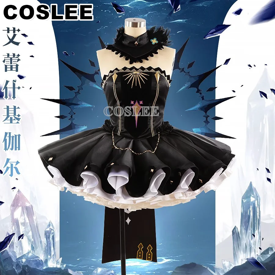 COSLEE [XS-3XL] Fate/Grand Order FGO Ereshkigal Cosplay Costume 9th Anniversary Lovely Dress Uniform Halloween Party Outfit Wome