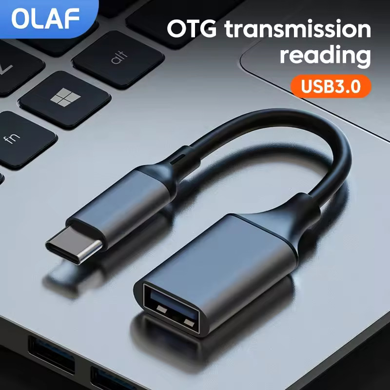 כבל Olaf USB C ל-USB A דפטר OTG סוג C זכר ל-USB 3.0 נקבה מתאם כבל עבור MacBook Pro Samsung U Disk מתאם סוג-C
