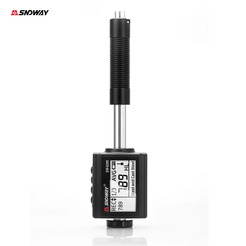 Mini unità di SW-6200 del Tester di durezza di Digital di SNDWAY per Hrc Hrb Hb Hl Hv Hs tipo di penna del durometro dell'acciaio inossidabile del metallo