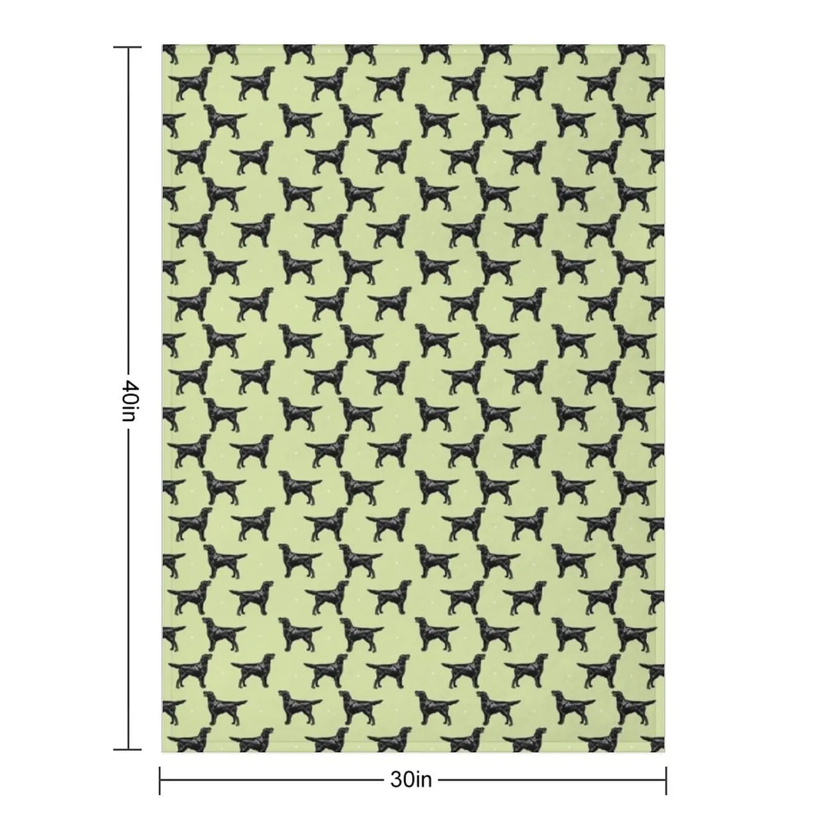 Flat Coated Retriever Throw Blanket Soft Blankets Sofas Of Decoration Luxury Brand Designers Blankets