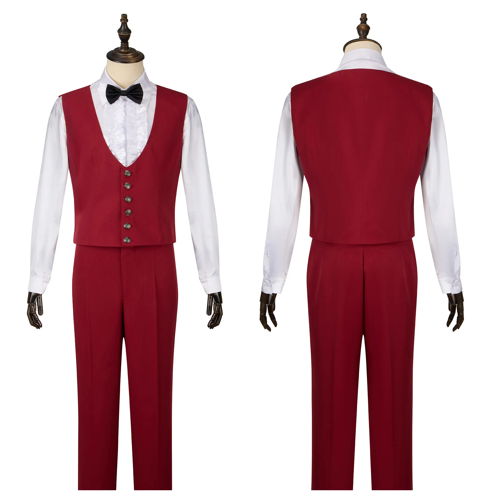 Anime Betelgeuse Cosplay Costume pour homme, Beetle Red, Wedding Uniform, Imbibé, Halloween Party, Horror Outfit