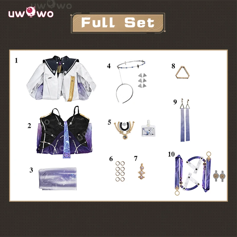 UWOWO Mornye Cosplay Collab Series:Game Wuthering Waves Mornye Cosplay Costume Wuwa Headpiece S-2XL Halloween Costume