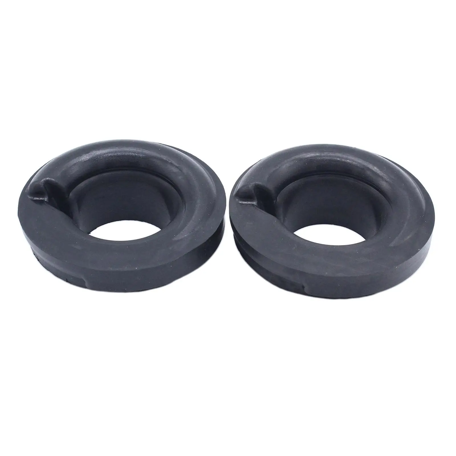 2x Rear Lower Spring Rubber Cup Mount Fit for VW T5 Rubber Mounts Black