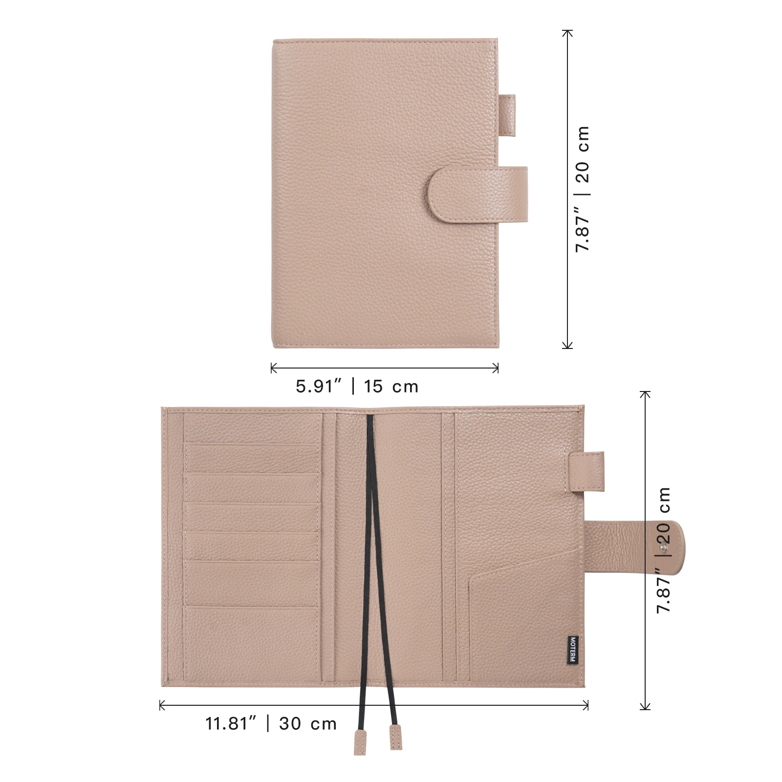 Limited Imperfect Moterm Original Series B6 Plus Cover for B6 Stalogy Notebook Genuine Cowhide Planner Organizer Agenda Journal