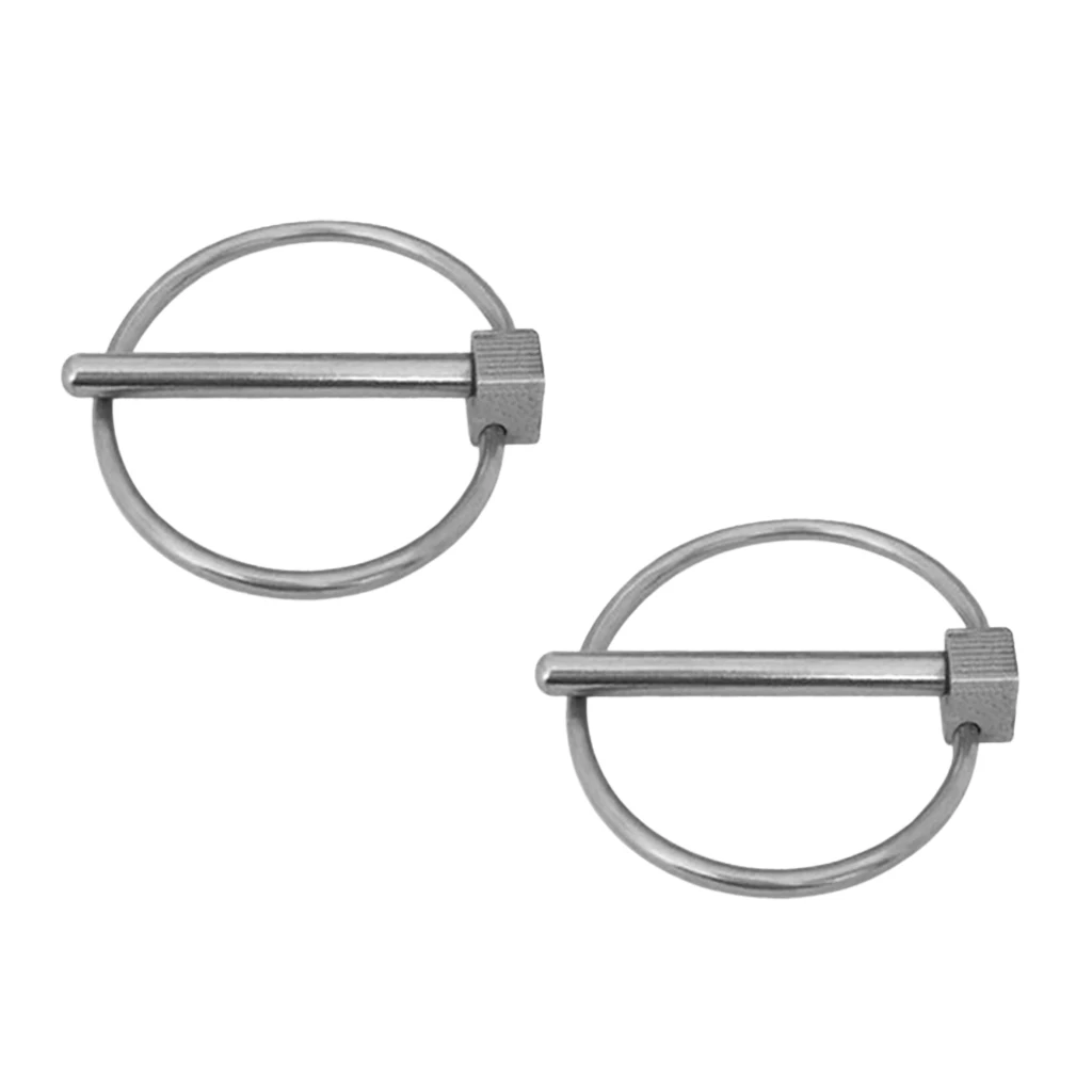2x perni Lynch in acciaio inossidabile da 4,0 mm per scatola di cavalli per carrello per trattore e rimorchio