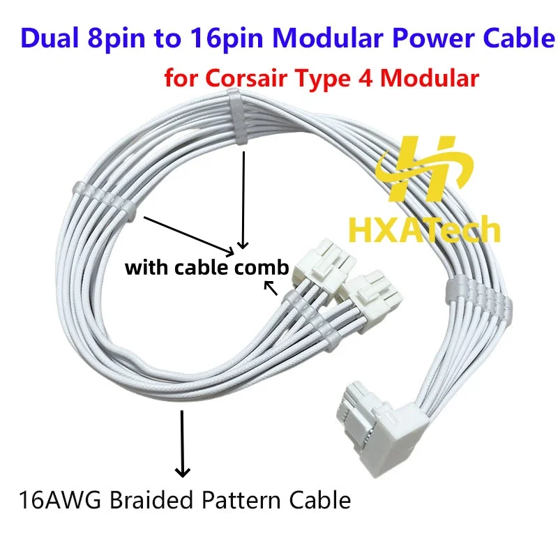 �y�Z�[�����z���i��16AWG�ґg�p�^�[���f���A��8�s������16�s���d���P�[�u���ACorsair Type 4���W�����[PSU�����PCIE5.0 12VHPWR 4090 4080�p