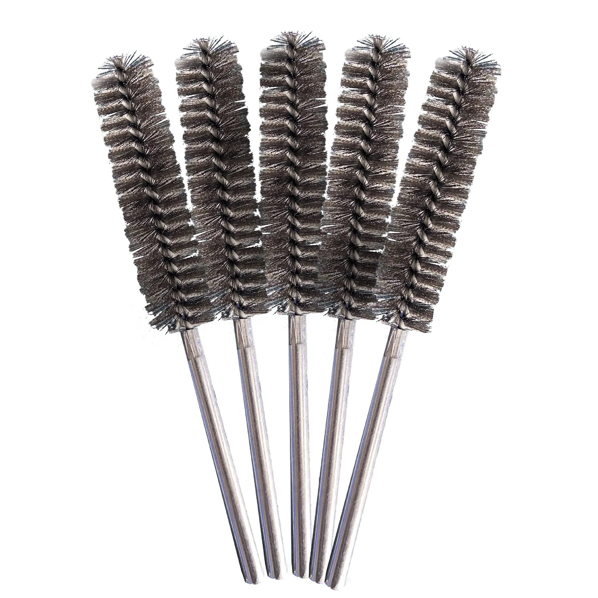 Citop 20cm Long 20mm Diameter Stainless Steel Wire Tube Cleaning Brush Rust And Burr Pipe Brush