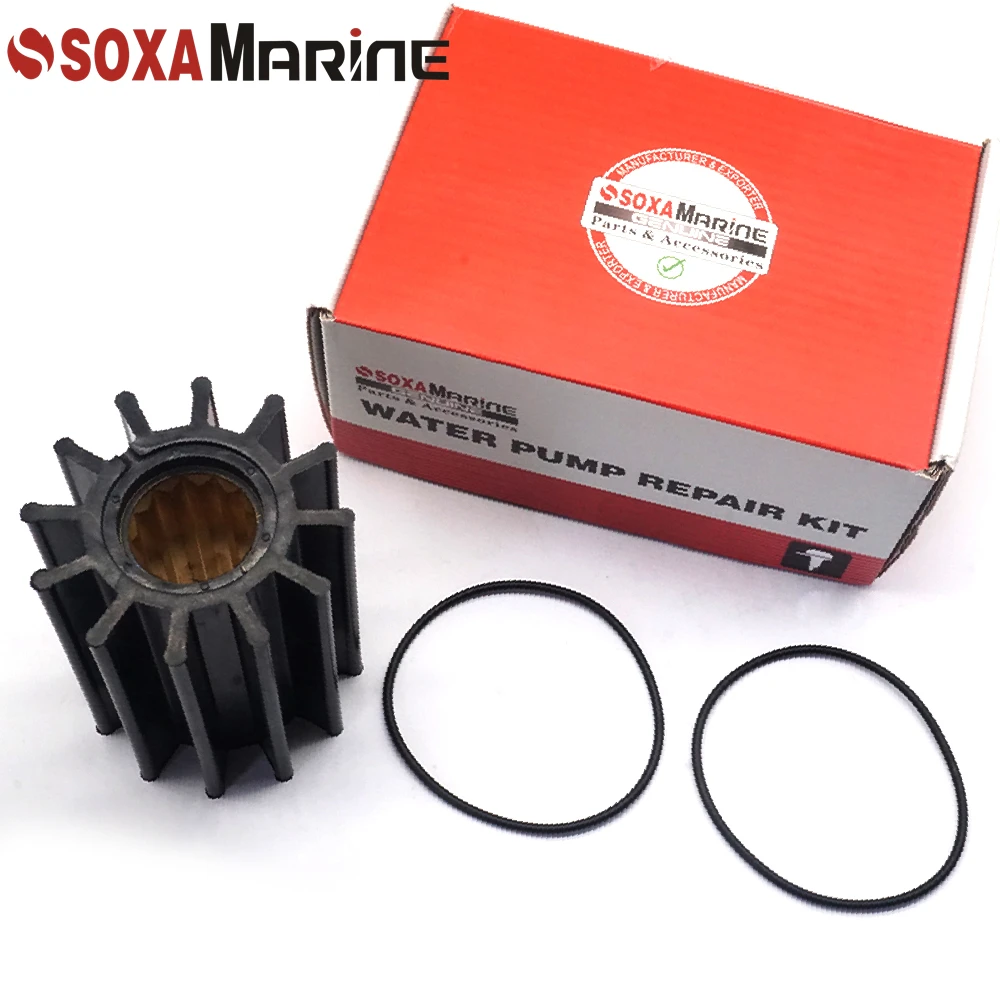 

Impeller kit Replaces Yanmar 119574-42552 119574-42550 119574-42550-01 6LY3-ETP 6LY3-STP 6LY3-UTP with O-ring 119578-42560