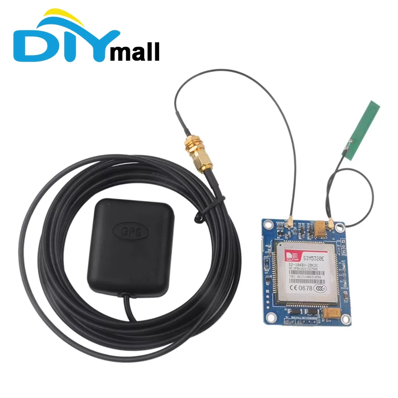 SIM5320E 3G GSM GPRS GPS Board Module Parts Set Compatible for Arduino MCU STM32 AVR Quad Band Connectivity Positioning