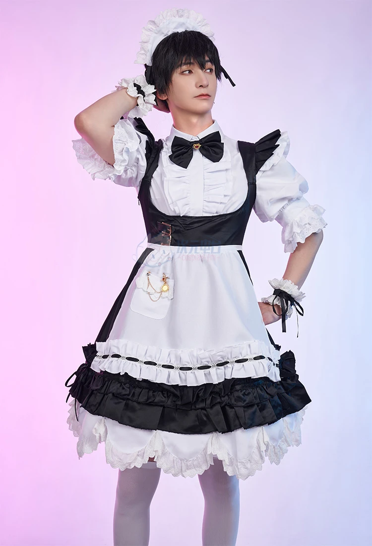 FF جديد Minfilia تأثيري حلي هالوين عيد الميلاد لعب الأدوار حفلة معرض كوميدي S-XL ملابس مثيرة للجنسين