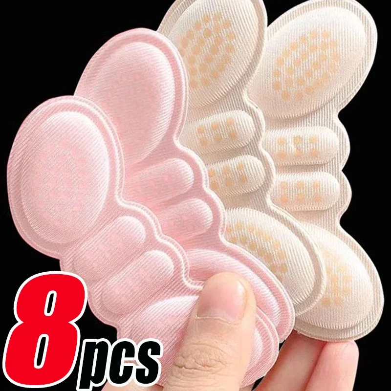 1/4pairs High Heel Inserts Pads Adjust Size Anti-wear Adhesive Insoles Protector Sticker Pain Relief Foot Care Shoes Cushion