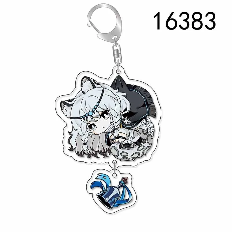 Arknights Theresa FrostNova Popular Games: Acrylic Keychain Backpack Pendant Around 2D Comic Exhibition Gifts Student Gifts