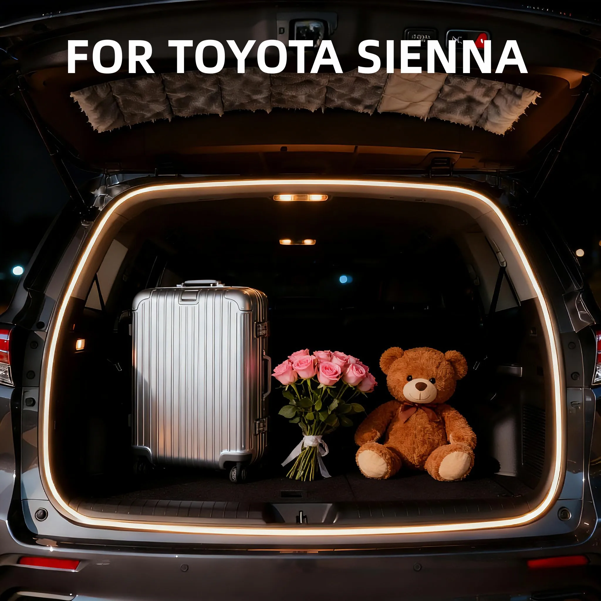 

Для TOYOTA SIENNA яркость освещения багажника окружающий свет украшение интерьера светодиодный задний фонарь багажника