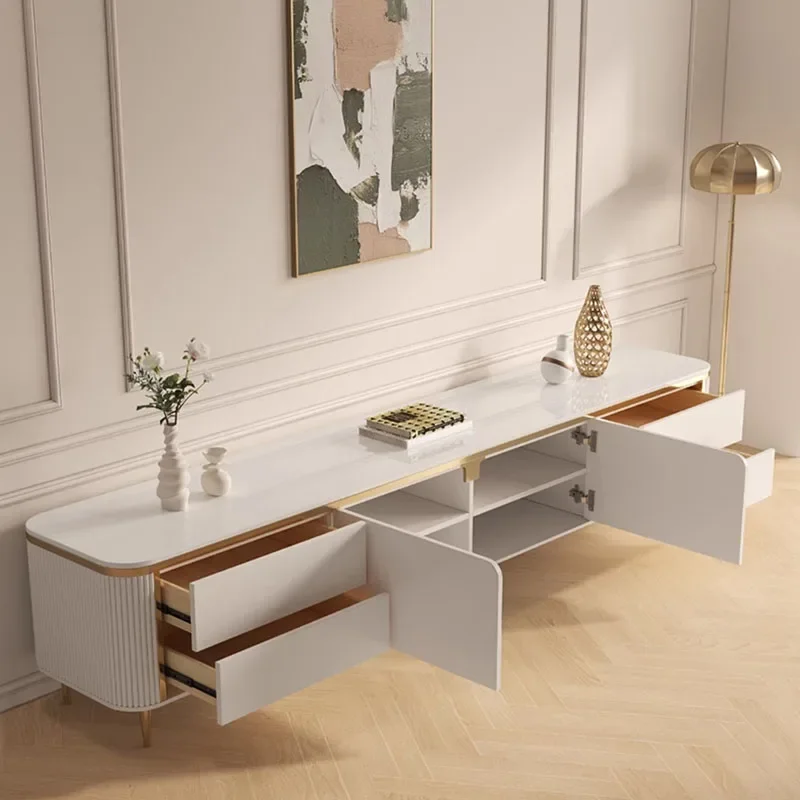 Desk Retro Tv Unit Stand Cabinet Lowboard Wall Shelf Media Console Tv Tray Table Bench Rack Meuble Tv Salon Nordic Furniture