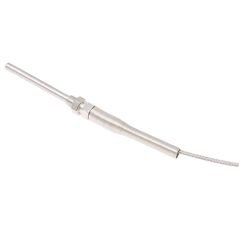 Régulateur de température avec sonde thermocouple, type PT100, 4x 0-400C, 5mm x 50mm, 2 mètres