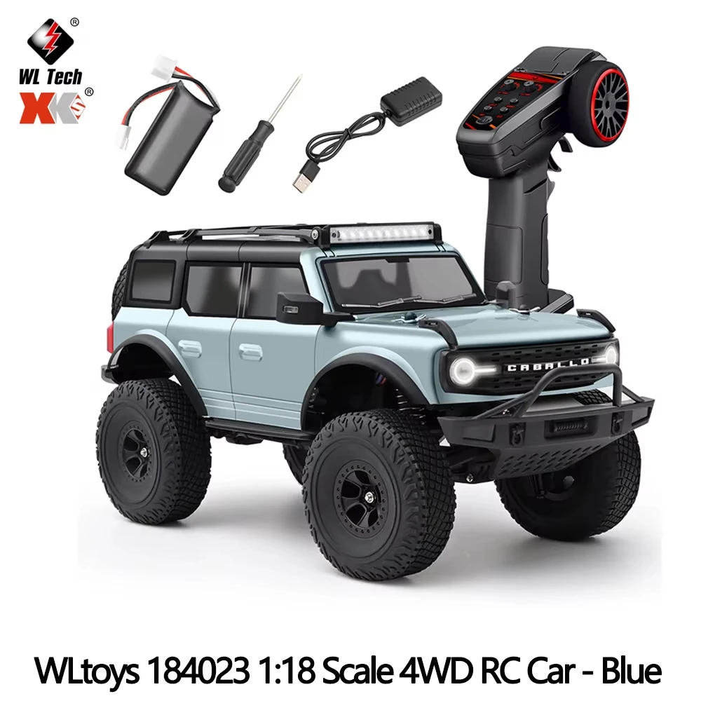Beperkte tijd aanbieding WLtoys 184023 1/18 RC Off-Road auto 4x4 Mechanische transmissie Schakelbare hoge en lage snelheid Klimauto