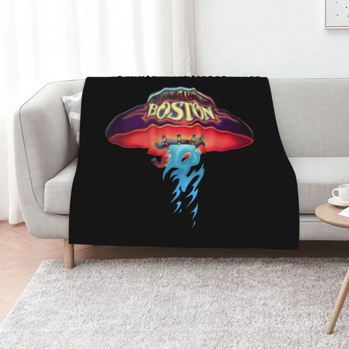 moon in river boston band boston band band, Throw Blanket manga Vintage Summer Stuffeds Blankets For Sofas Sofa Throw Blankets
