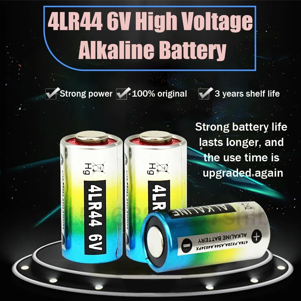 5pcs 4LR44 476A 6V Alkaline Battery PX28A L1325 4AG13 A544V 4034PX 544 4A76 For Bark Stopper Camera Watch Toy Dry Primary Cell