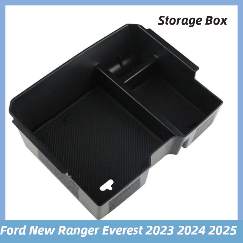 

Car Accessories for Ford Everest Ranger 2023 2024 2025 Armrest Storage Box Center Console Storage Stowing Holder Interior Parts