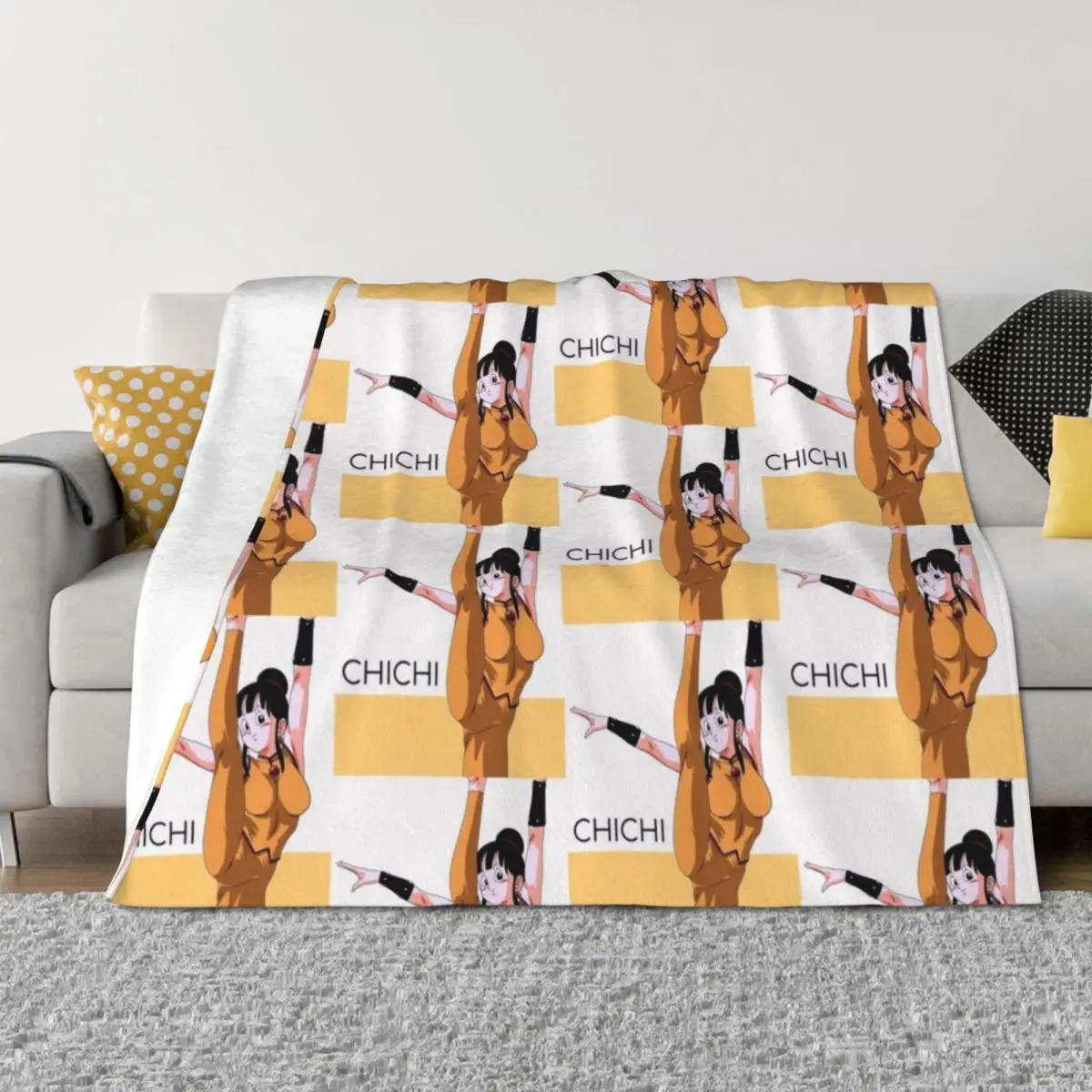 

Chichi... Throw Blanket Quilt Camping Cute Plaid Flannel Fabric Blankets