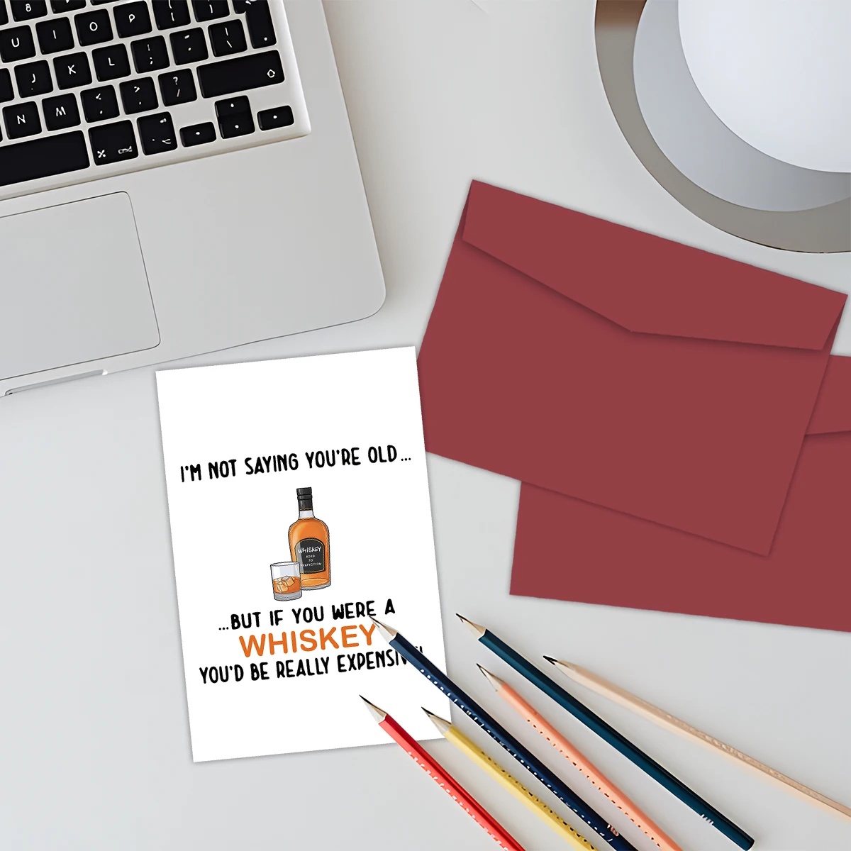 Funny Birthday Card for Father,But If You Were A Whisky You\'d Be Really Expensive!,Birthday Greeting Card for Dad Friend,Family