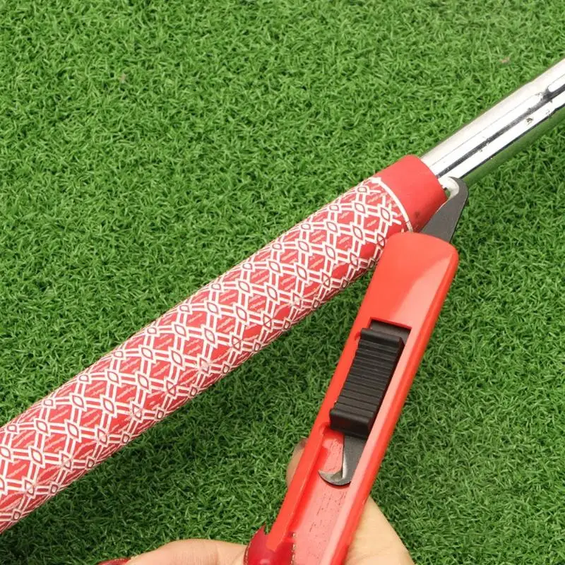 2pcs Golf Retractable Hook Bladed Knife Portable Tool For Re-gripping Golf Clubs Golf Accessories High Strength Carbon Steel image 2