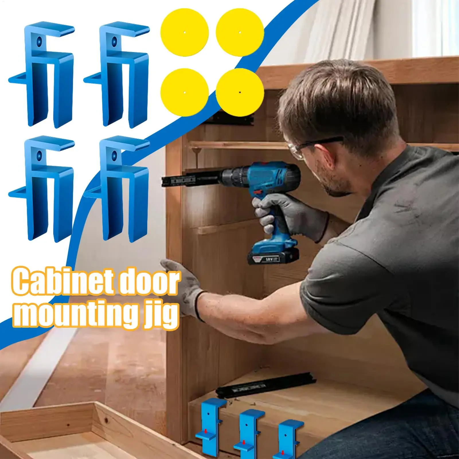 مجموعة أدوات النجارة النجارة تصنع حشو الكتابة وركل أصابع القدم والسقف لتركيب خزانة النجار أدوات الكتابة